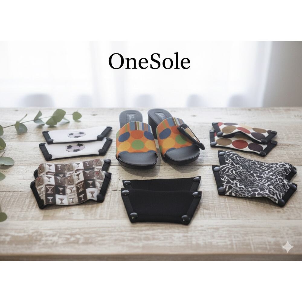 OneSole Many Mates Interchangeable Shoes Sz. 7